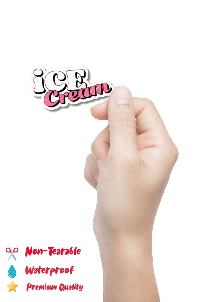 iCE Cream Sticker