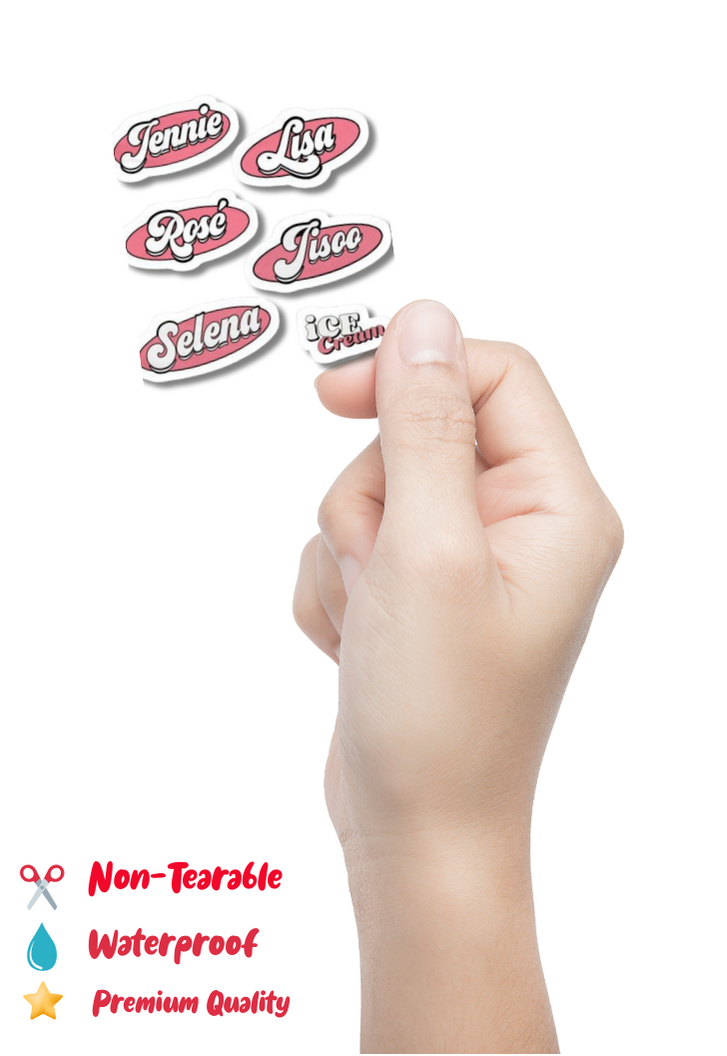 Jennie Lisa Rose Jisoo Selena iCE Cream Sticker