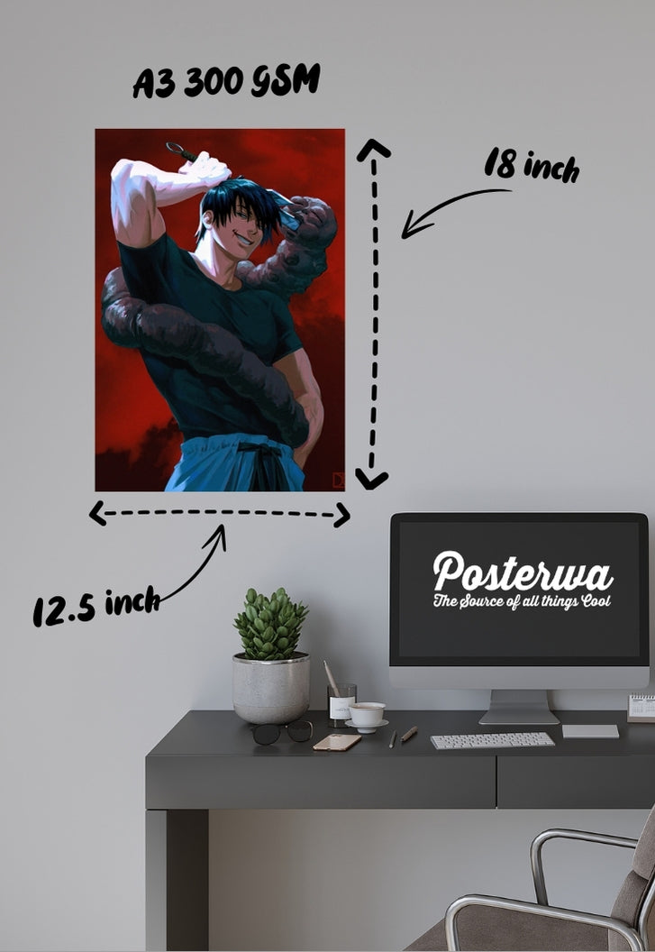 Toji Fushiguro Anime Poster