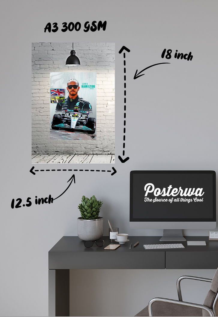Lewis Hamilton MERCEDES Poster