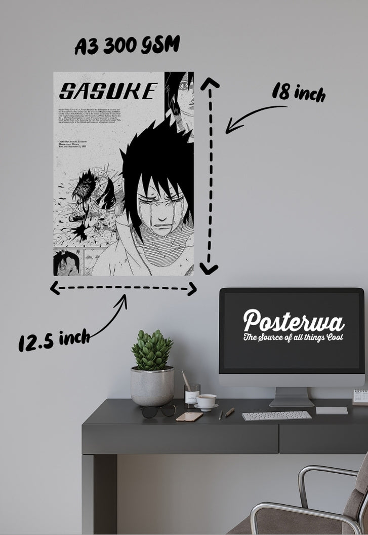 Redemption From Darkness | Sasuke | Anime Poster