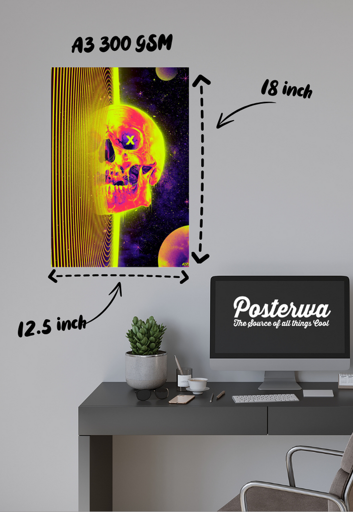 Skull Universe Poster