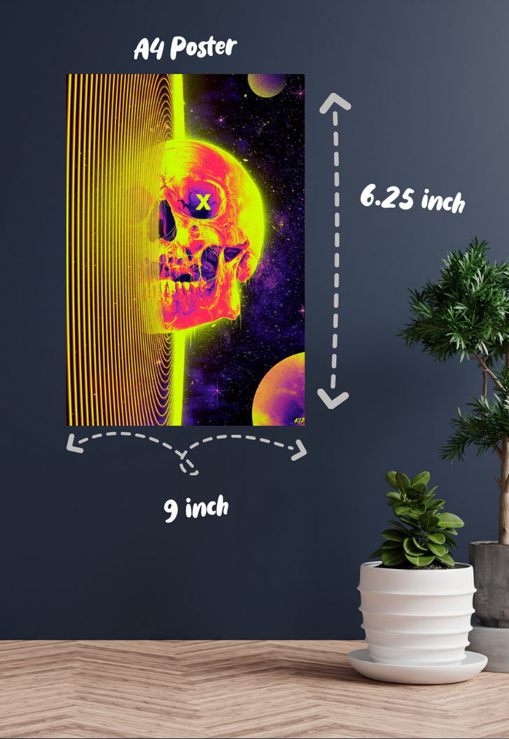 Skull Universe Poster