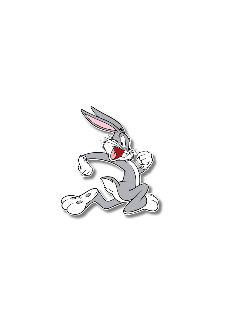 Bugs Bunny Running Sticker