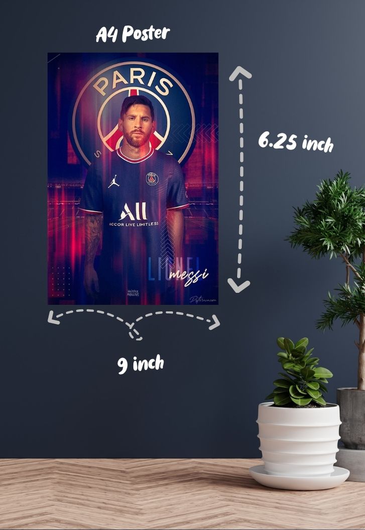 PSG Messi Poster