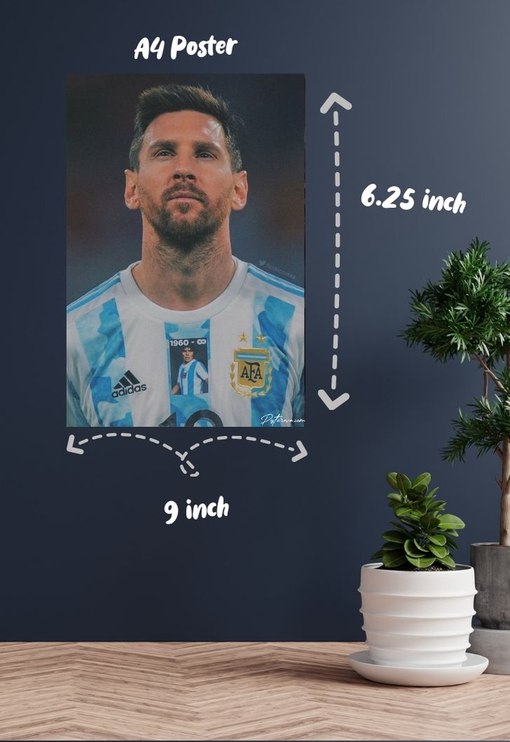 Messi Argentina Poster
