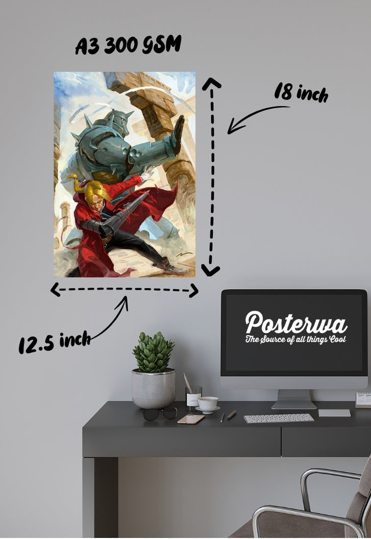 Edward & Alphonse-Fullmetal Alchemist Poster