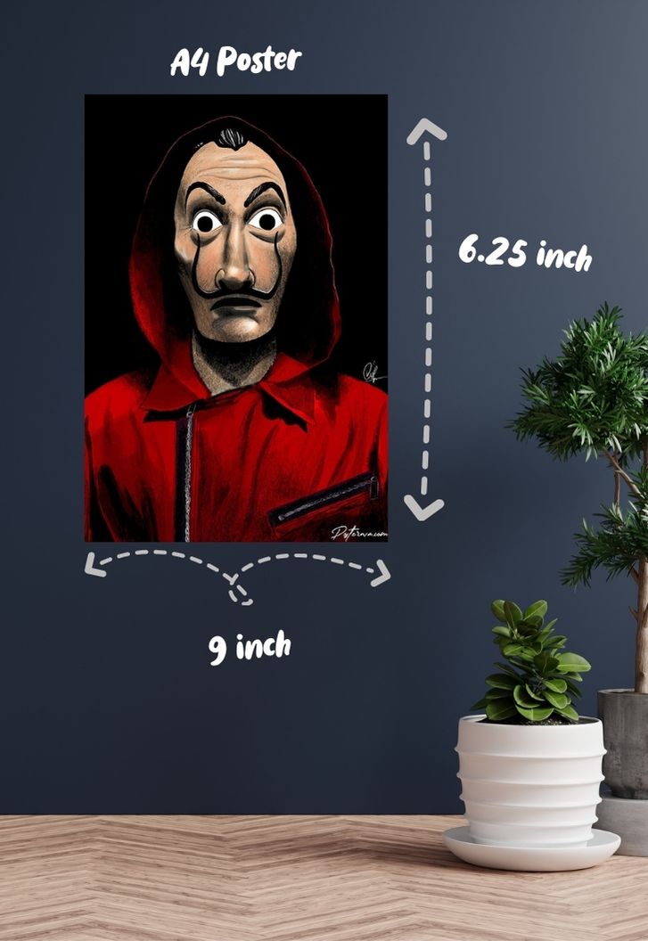Money Heist The Dali Mask Poster