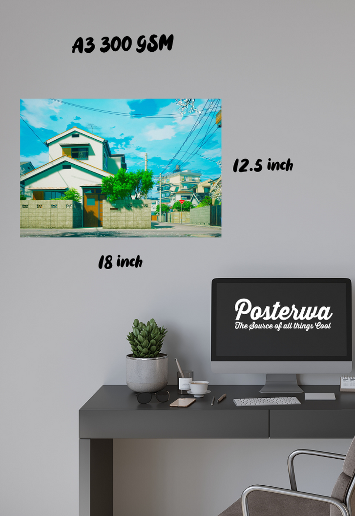 Doraemon House Poster