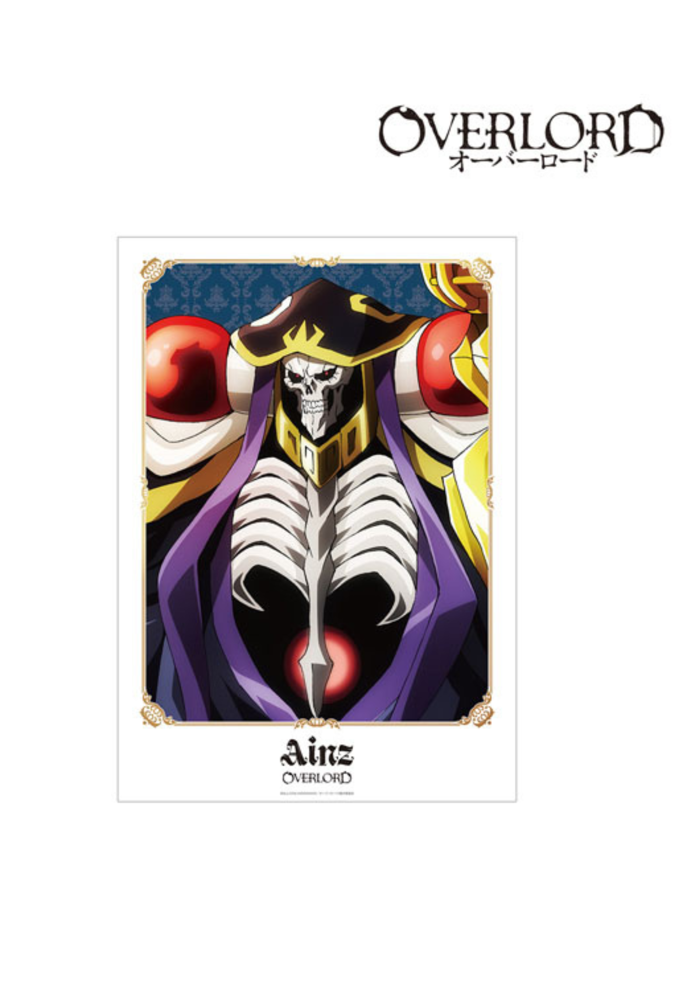 Ainz Ooal Gown Official Japan Imported Poster