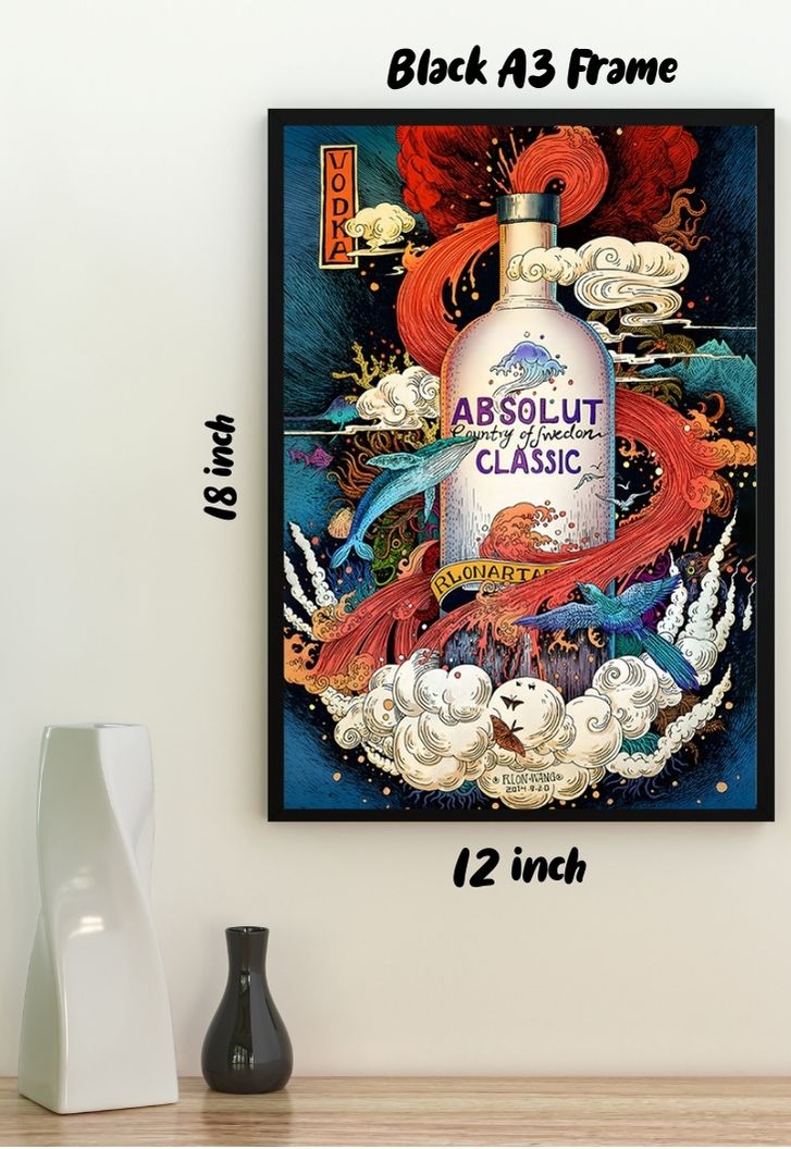 Absolut Classic Vodka Poster