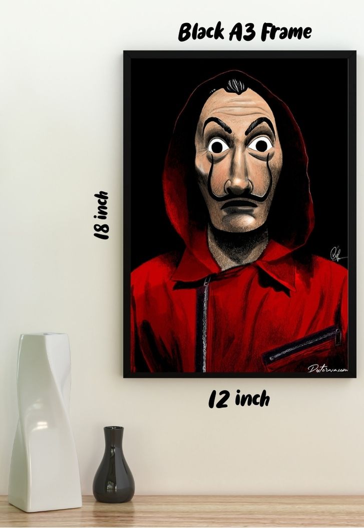 Money Heist The Dali Mask Poster