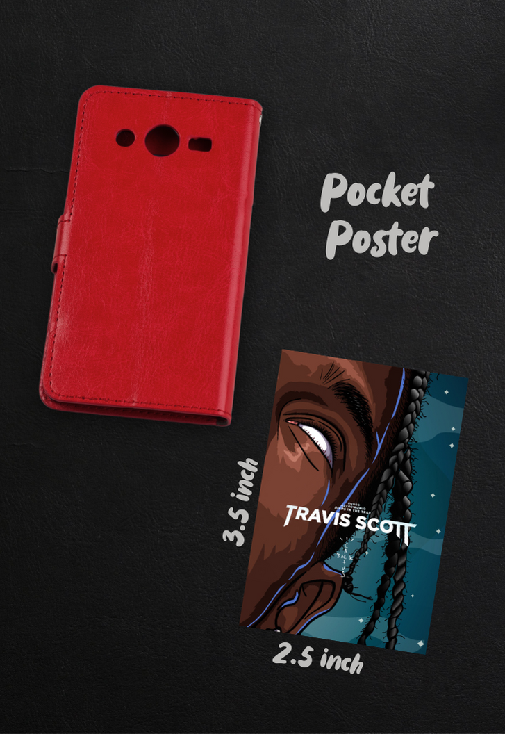 Travis Scott Portrait Poster