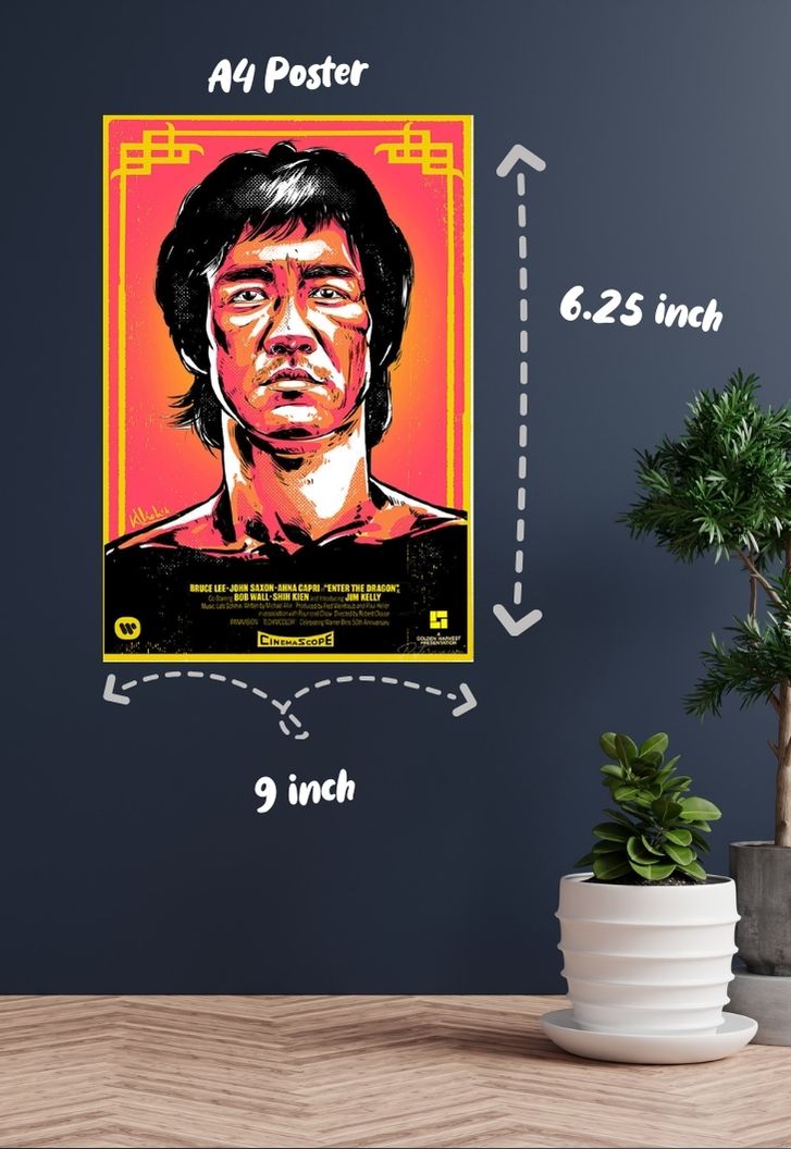 Bruce Lee cover Poster