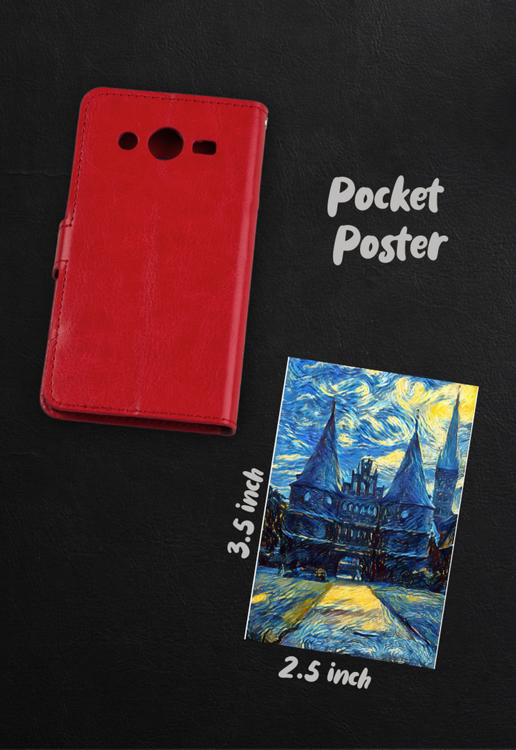 Castelo Estilo Van Gogh Poster