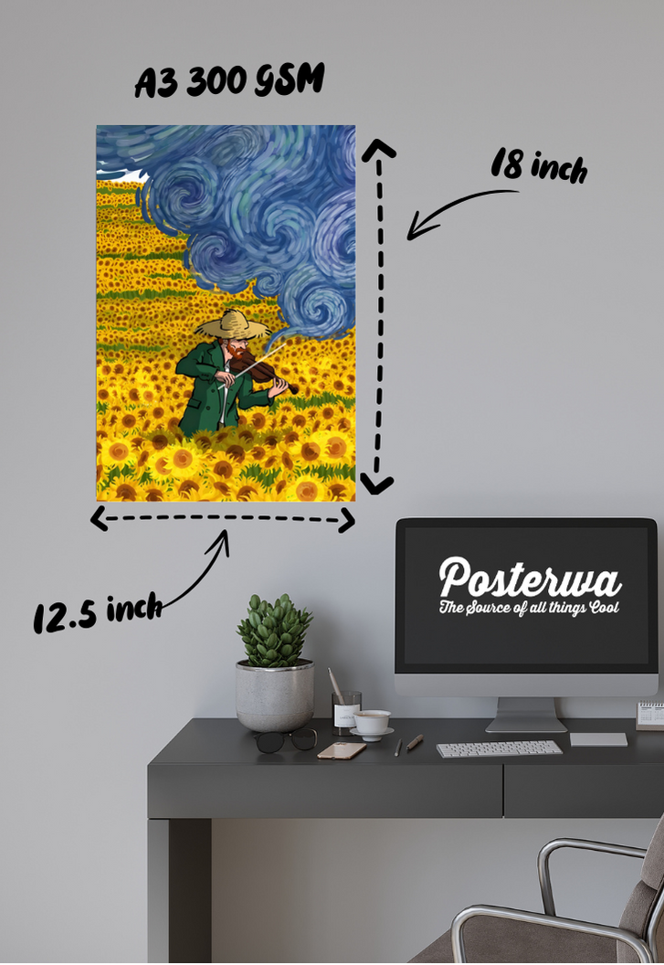 The Violinist Van Gogh Poster