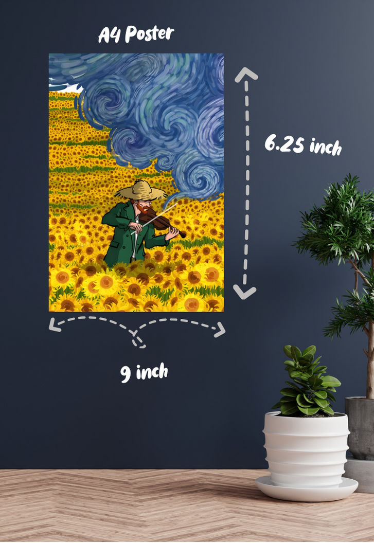 The Violinist Van Gogh Poster