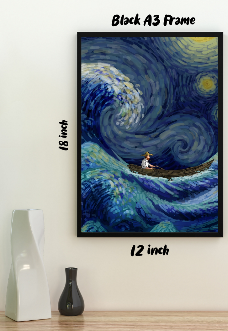 Stormy Night Van Gogh Poster