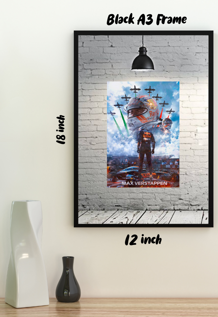 Lane of Freedom Max Verstappen Poster