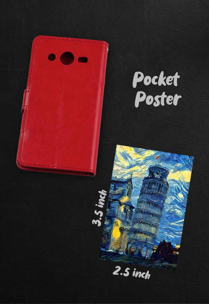 Pisa Tower Van Gogh Poster