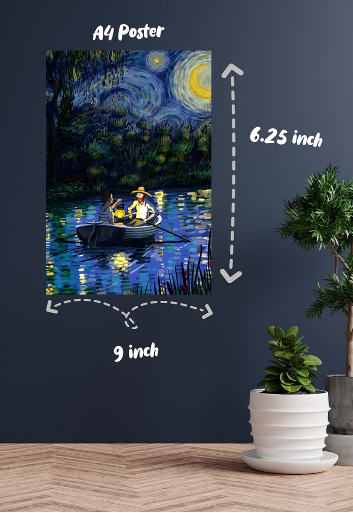 Boating Life Van Gogh Poster