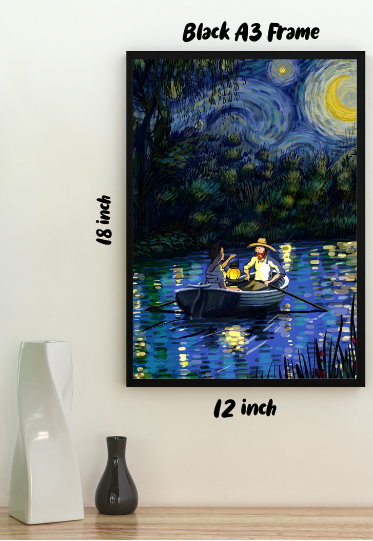 Boating Life Van Gogh Poster