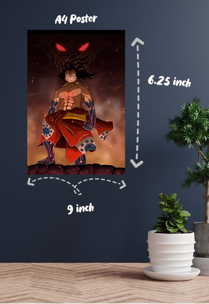 Luffy | Gomu Gomu No Destiny One Piece | Anime Poster