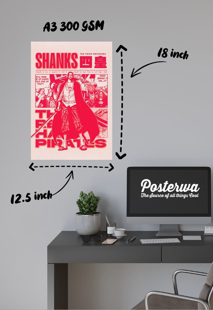 Shanks The Emperor Poster