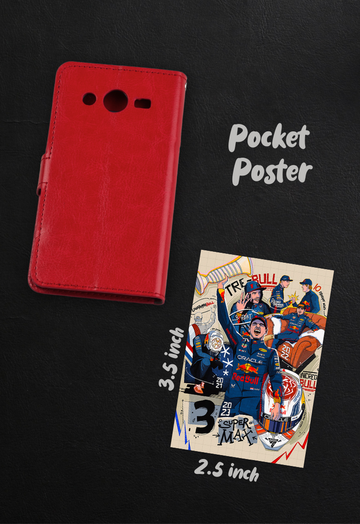 Max Verstappen THREE-TIME CHAMPIONNN Poster