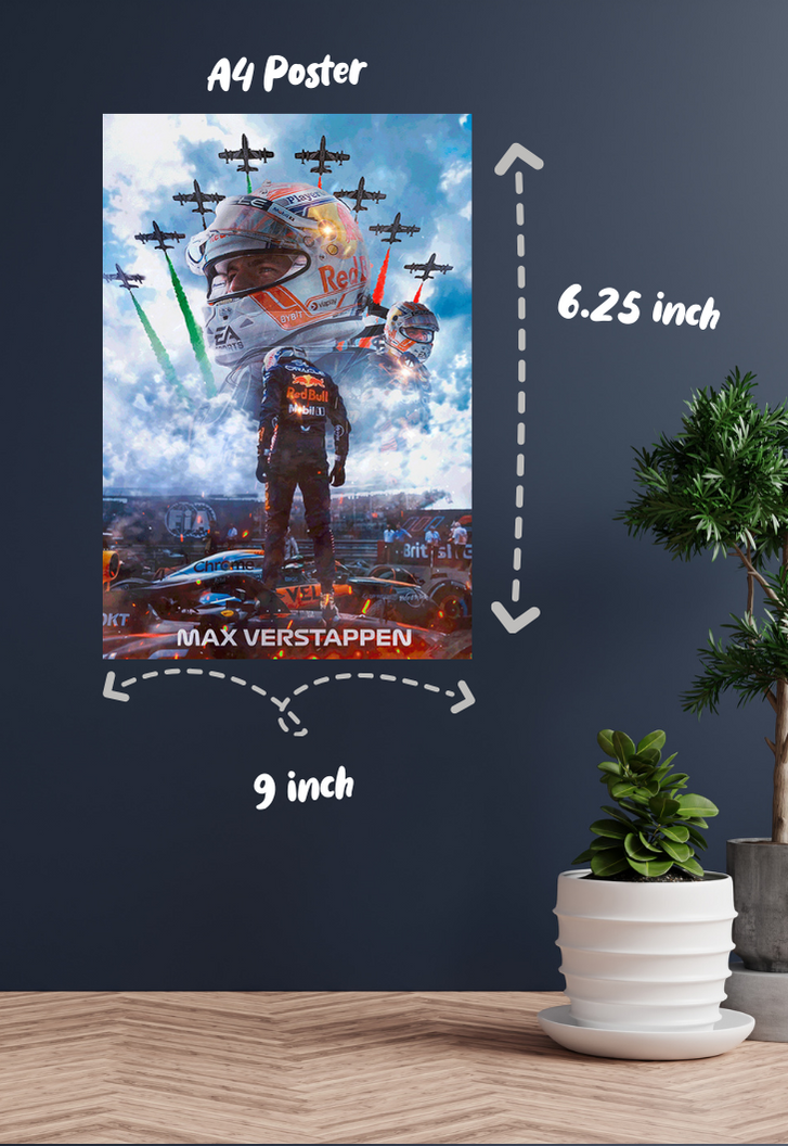 Lane of Freedom Max Verstappen Poster