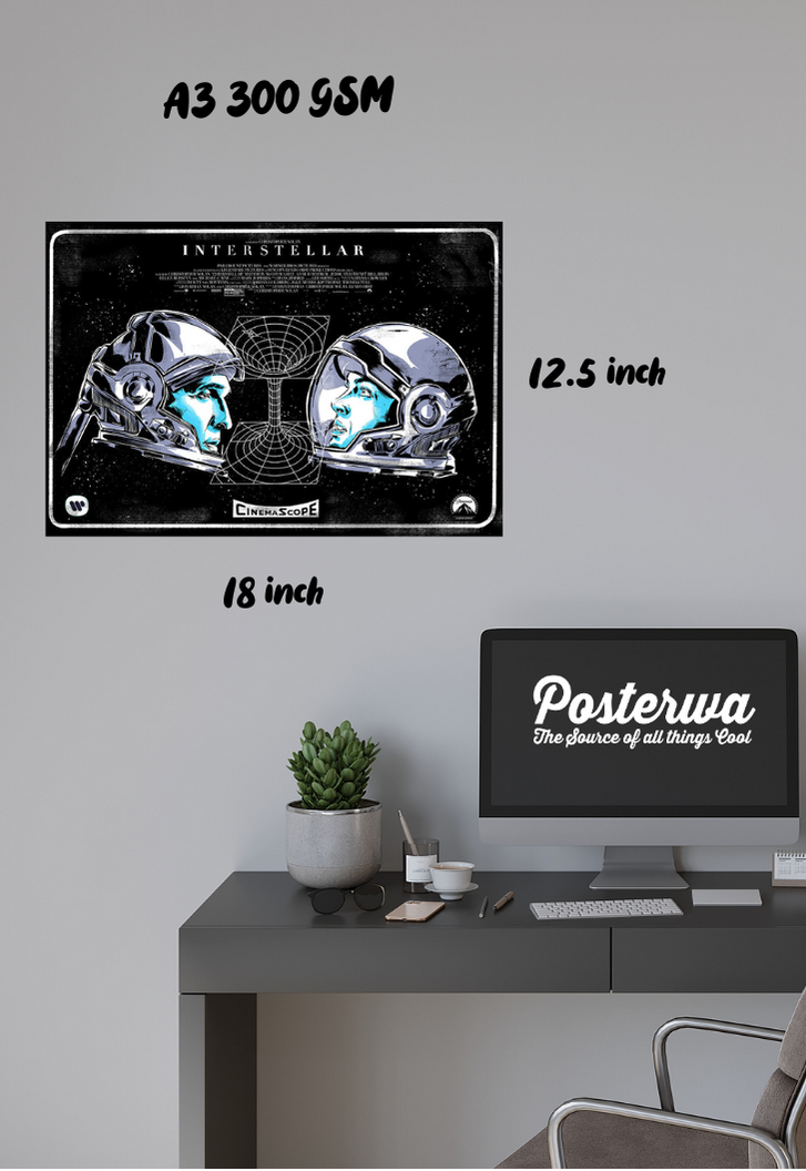 Interstellar Cinemascope Poster