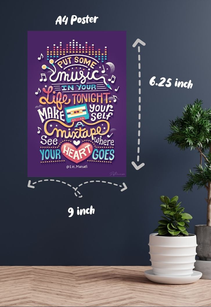 Music Quote Poster