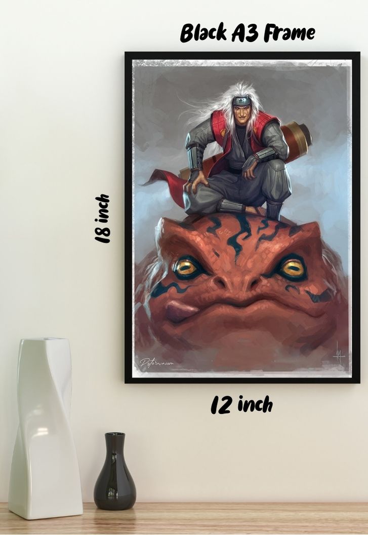 Jiraiya Naruto Poster