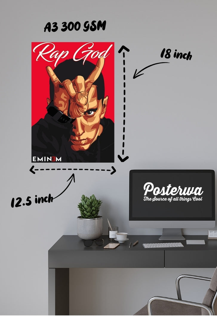 Eminem Rap God Poster