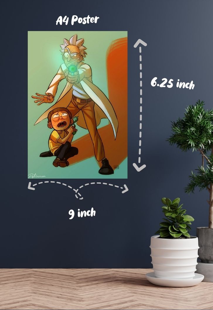 Rick and Morty Funny Poster
