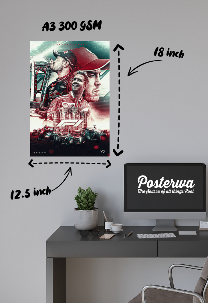 Max Verstappen Trophy Poster