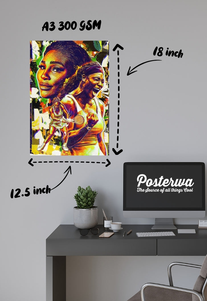 Serena Collage Poster