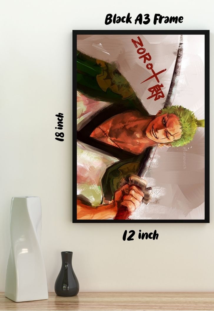 The Demon Swordsman | Zoro One Piece | Anime Poster