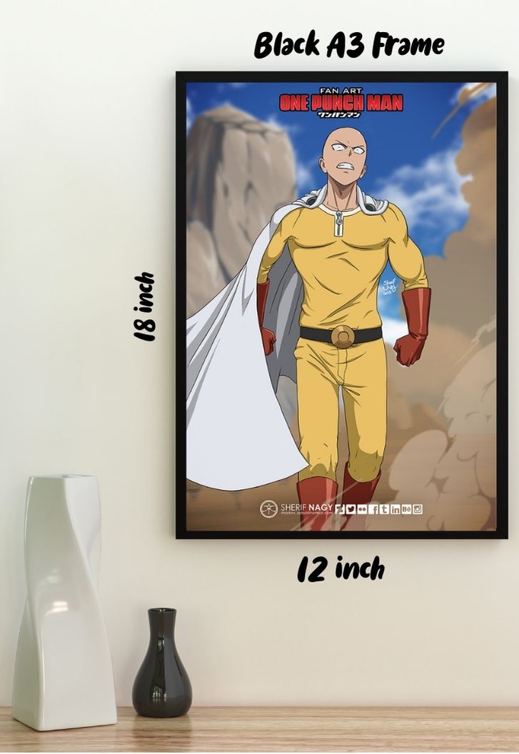 One Punch Man Angry Poster
