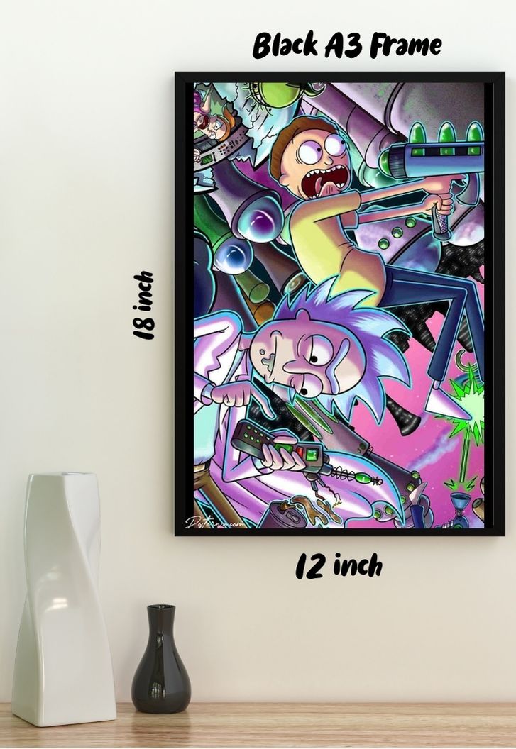 Rick and Morty Hype Poster