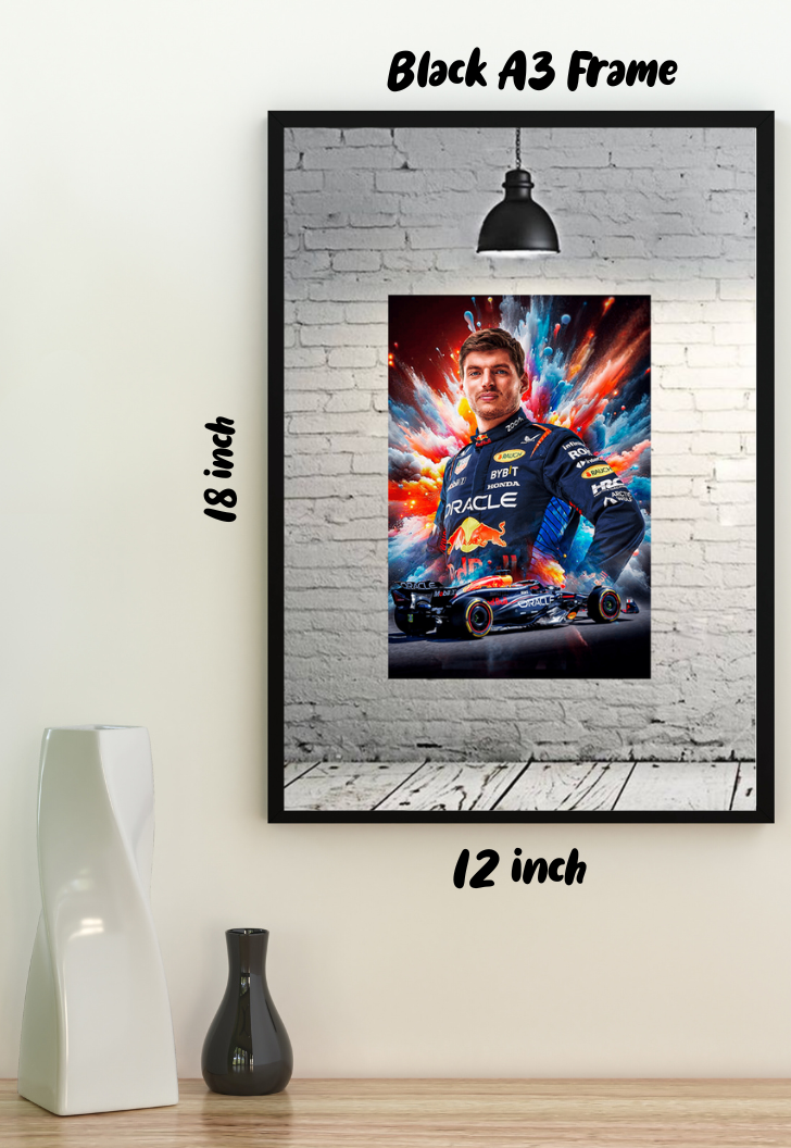 Max Verstappen F1 Poster