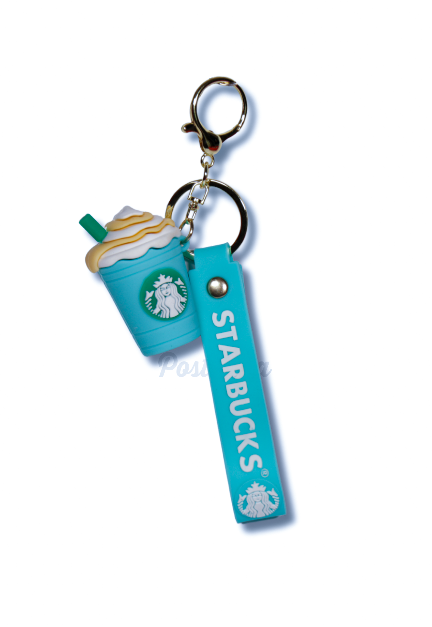 Starbucks Sky Blue Keychain