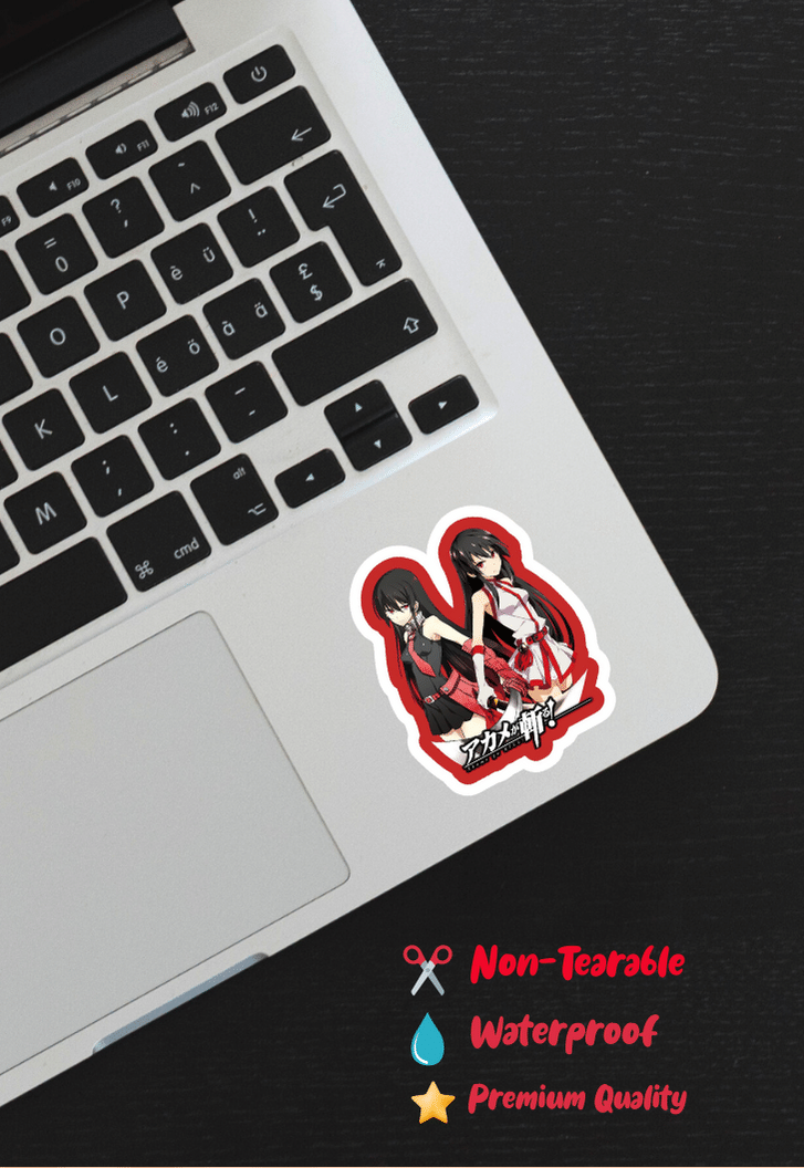 Akame and Elfen Lied : Akame ga Kill! Sticker