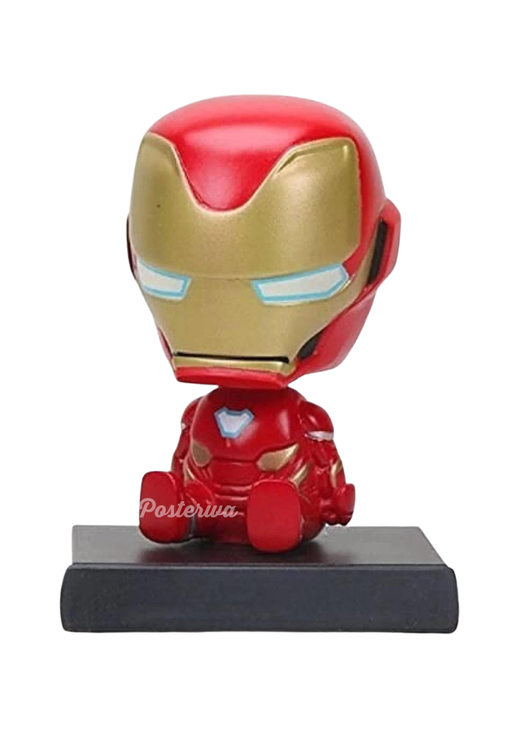 Ironman Bobble Head with Mobile Holder