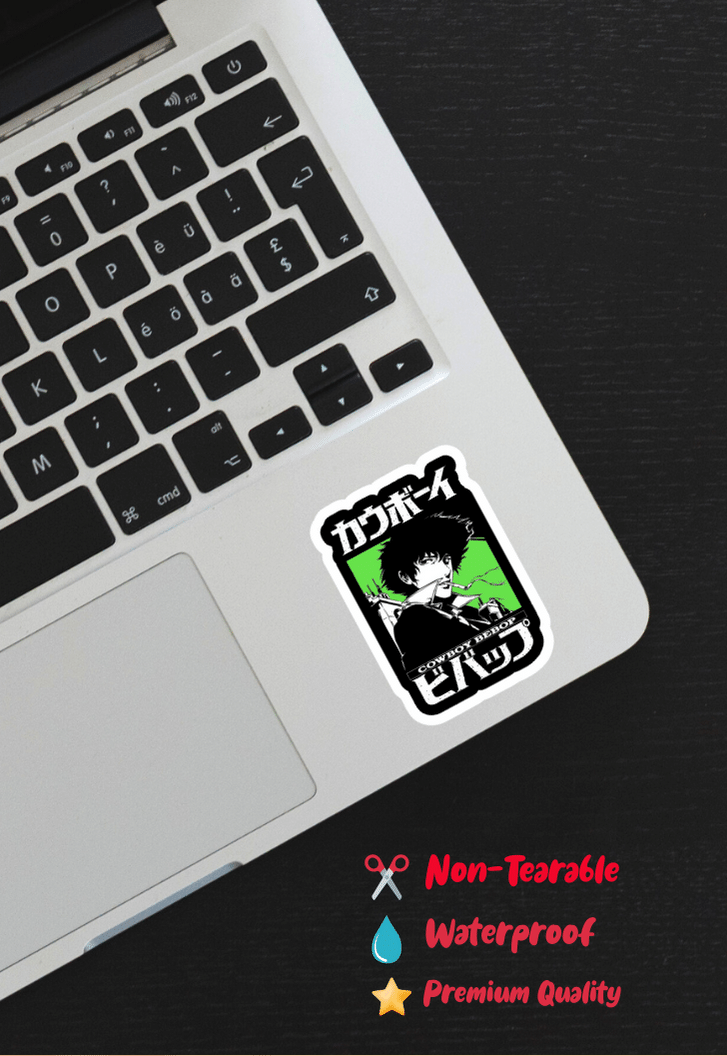Spike Spiegel Cowboy Bebop Anime Sticker