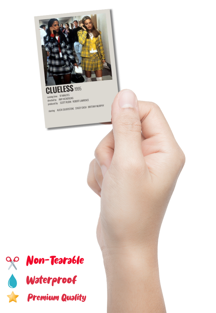 CLUELESS Movie Card Phone Sticker