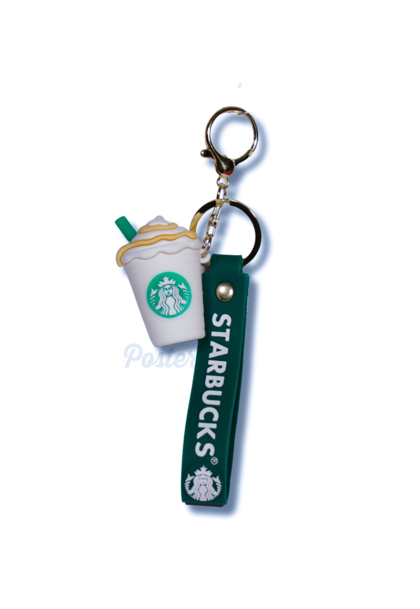 Starbucks White Keychain