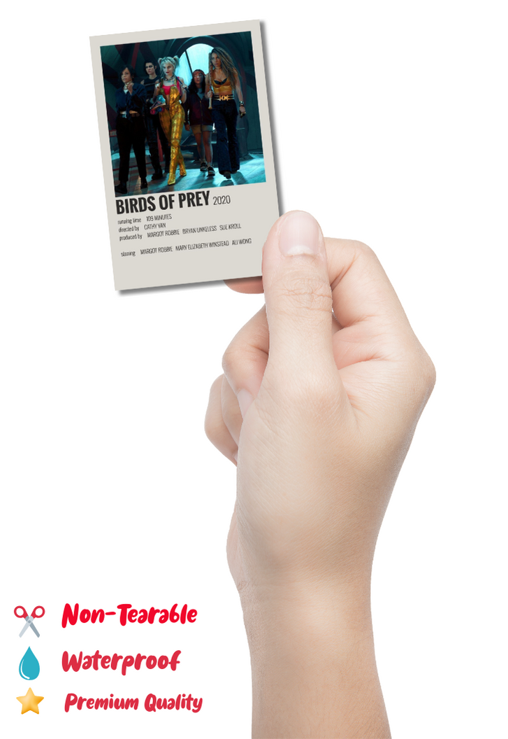 BIRDS OF PREY Movie Card Sticker