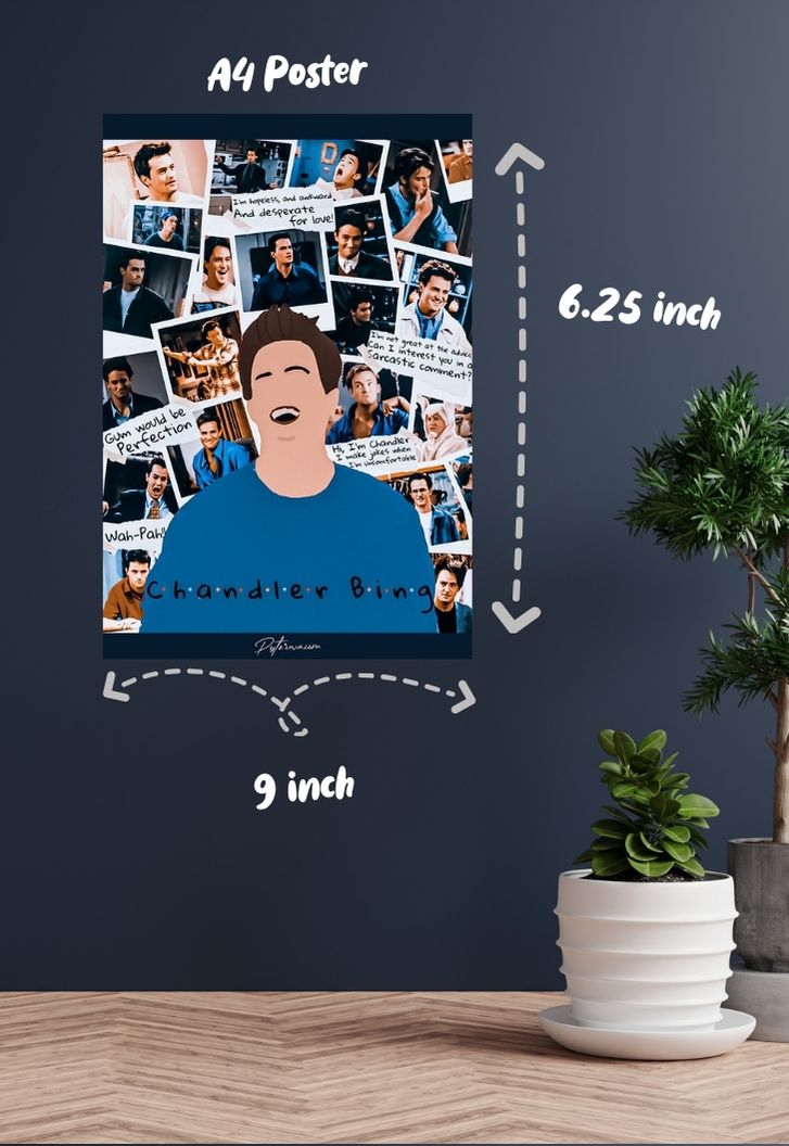 Chandler Bing- Friends Poster