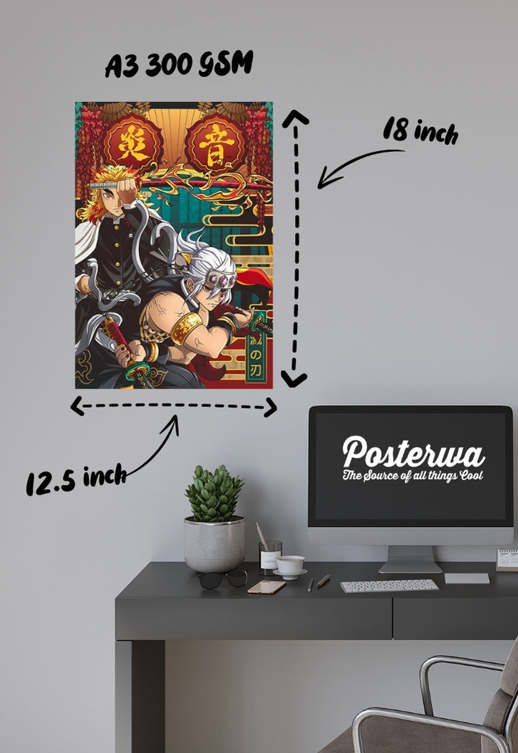 Demon Slayer: The strength of the Hashira Poster
